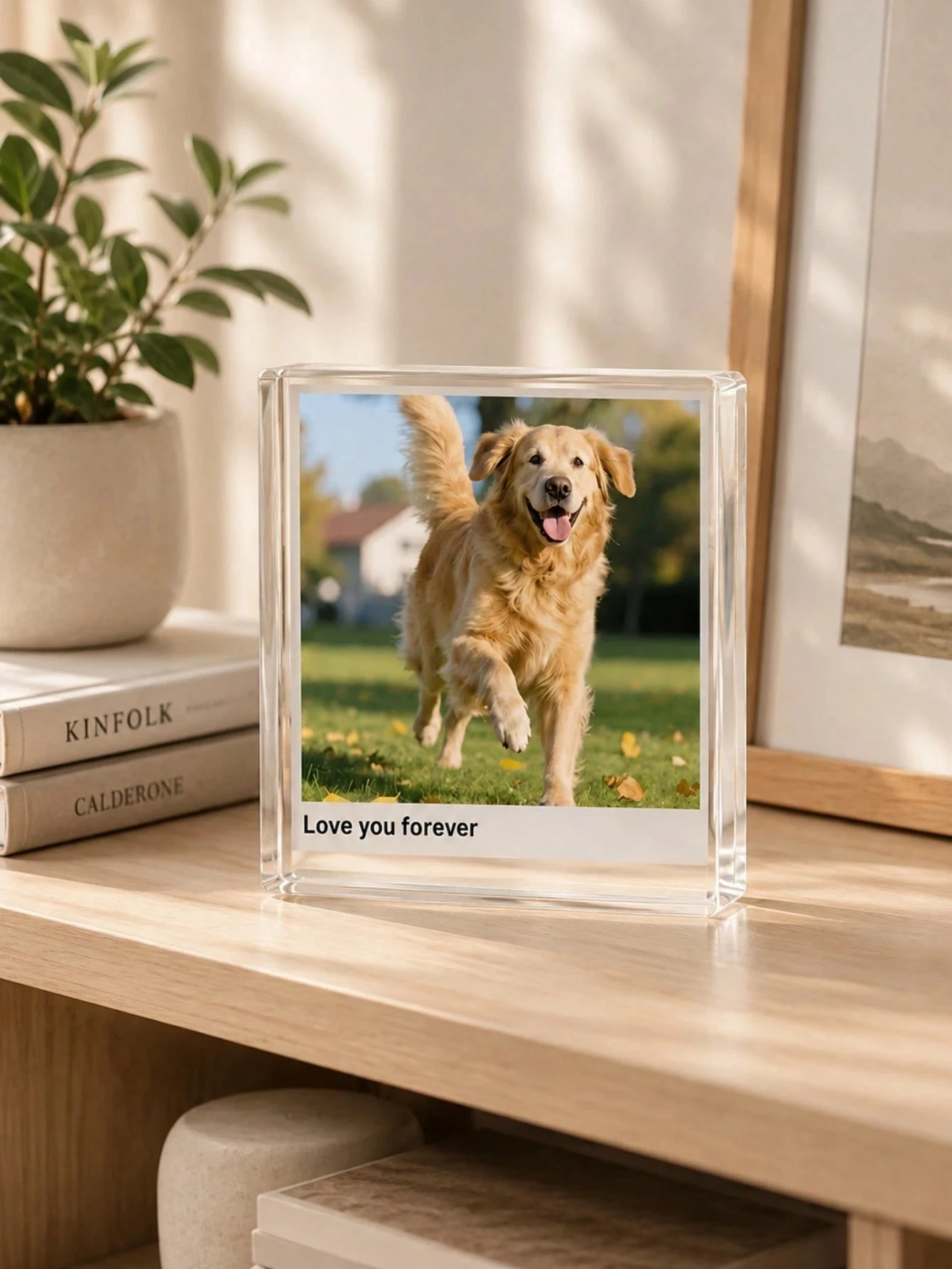 Custom Acrylic Photo Block, Pe - Photo Acrylic Block recension och pris