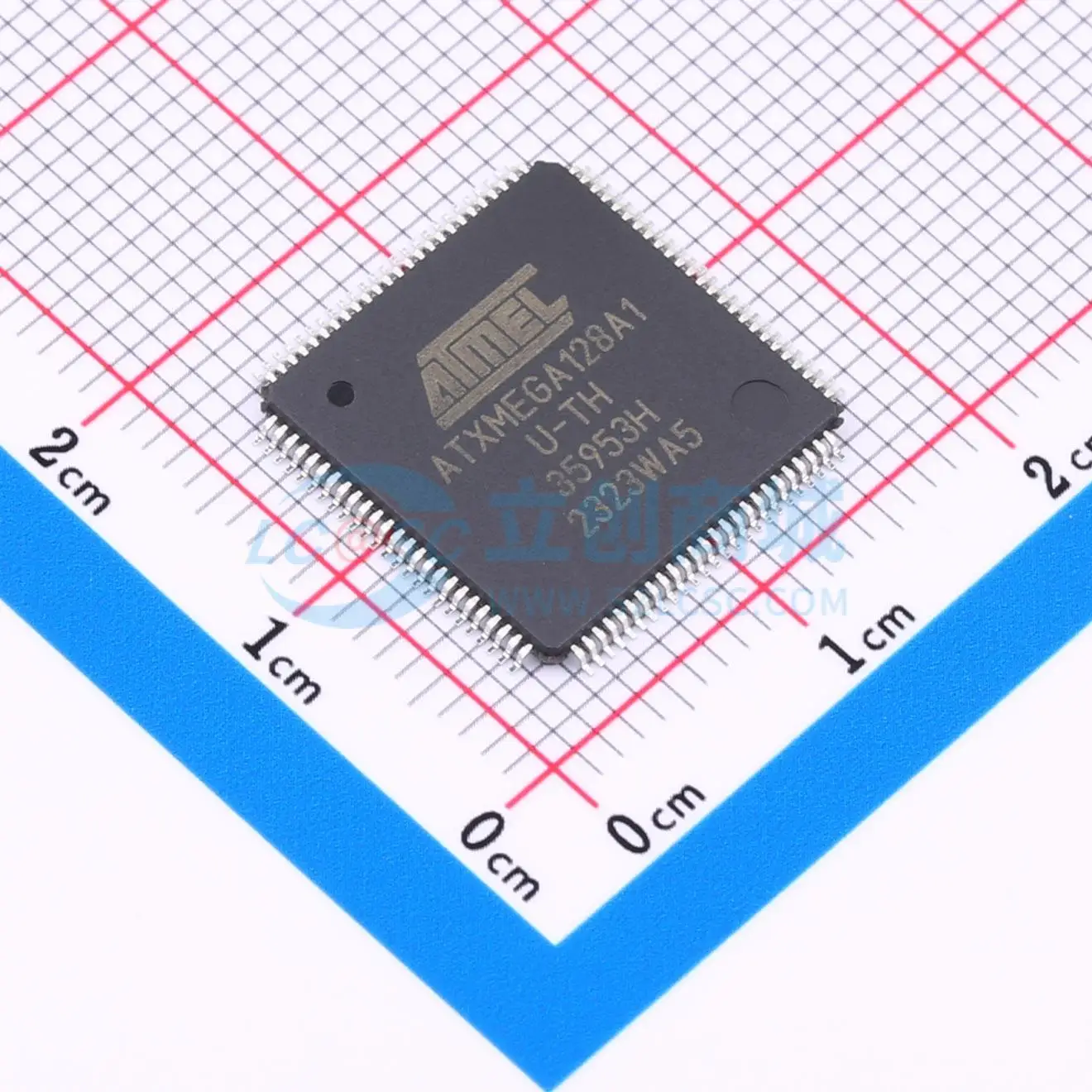 Capa protetora ATXMEGA128A1-AU