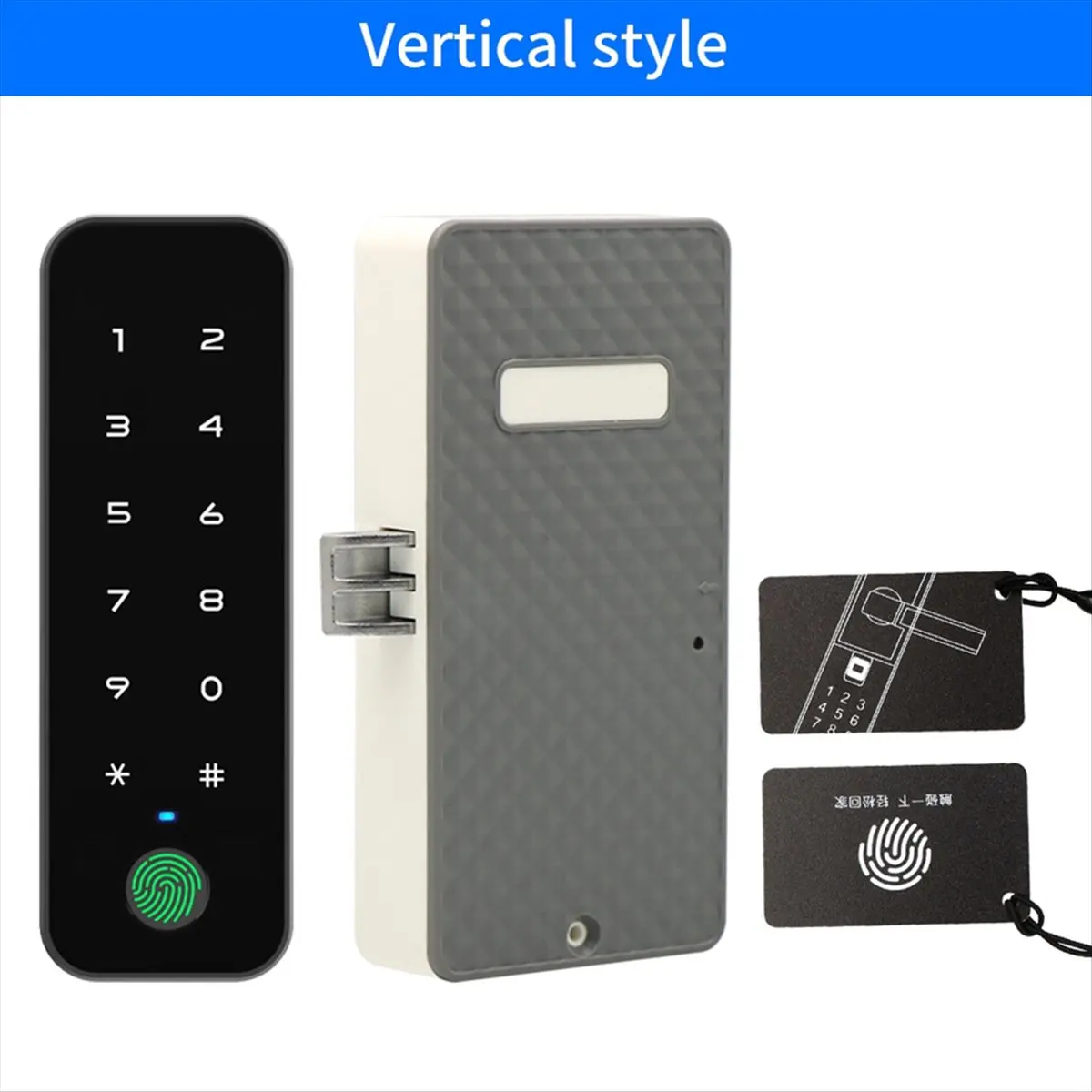 A86G NEW Tuya Bluetooth Smart Wood Cabinet Fingerprint Electronic Lock App Remote Control for Furniture Drawer Locker ES285 A