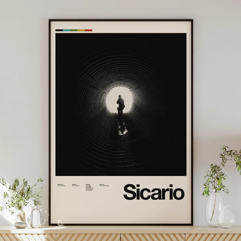 Cuadros Mural Print Wall Art Canvas Painting Home Decor, Forrest Gump Movie Poster Se7en Film Posters Fight Club Enemy