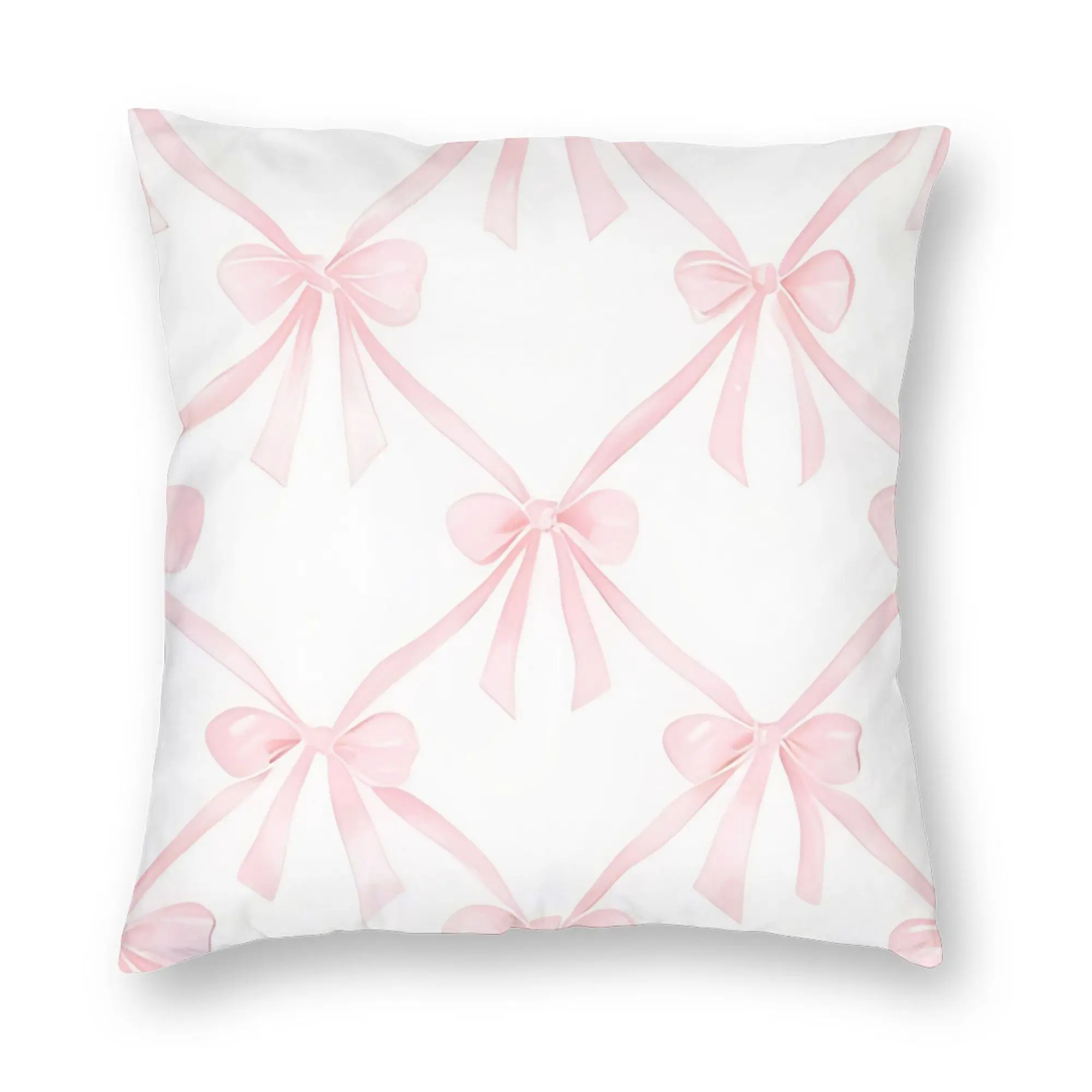 

Розовые вишни с бантиками, наволочка на день святого Валентина, забавная наволочка, удобные наволочки для дивана, украшение дома