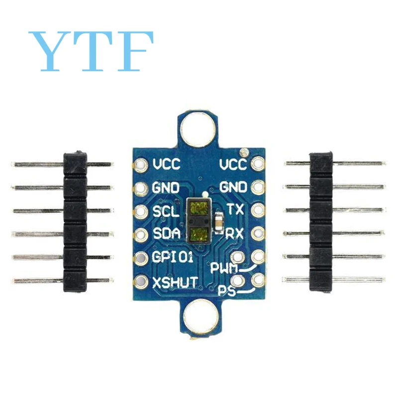 GY-53 VL53L0X VL53L1X Модуль датчика дальности лазера ToF по времени, последовательный выход