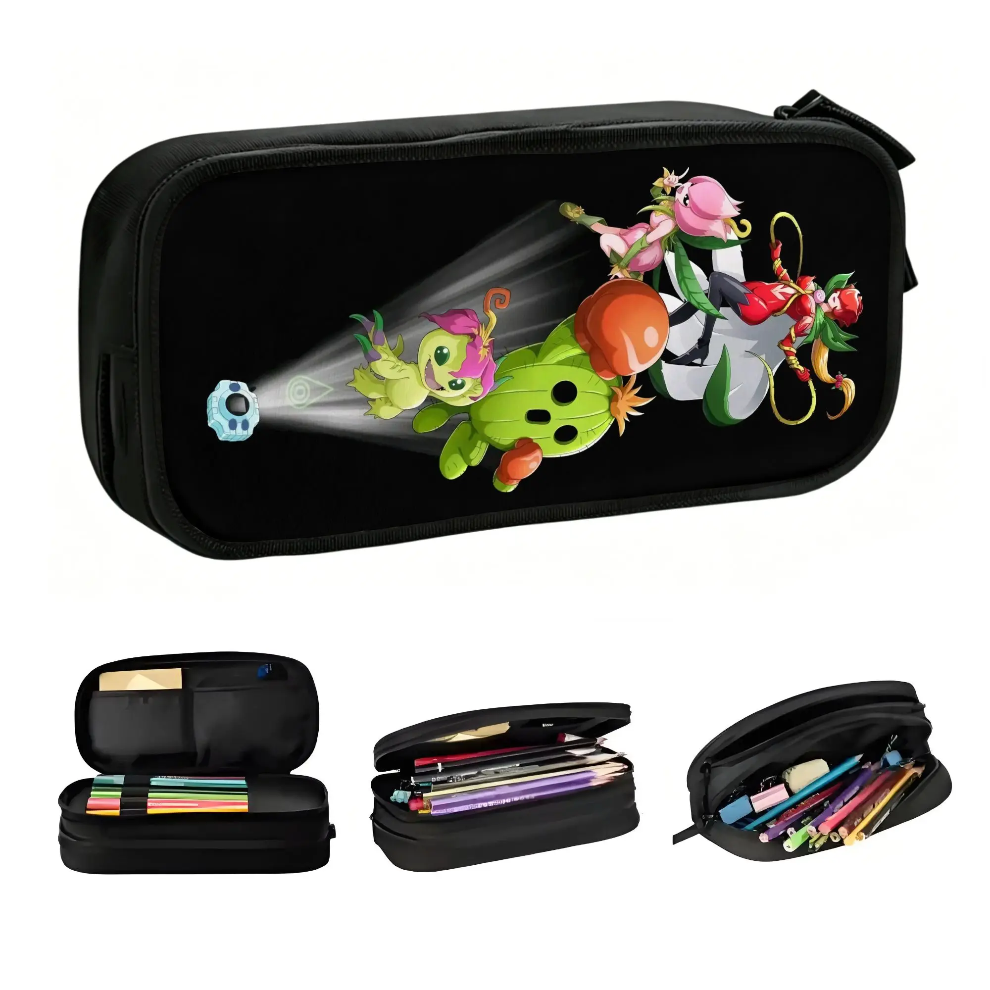 

Custom Kawaii D Digimons Pencil Case for Boys Gilrs Big Capacity Anime Pencil Pouch School Accessories
