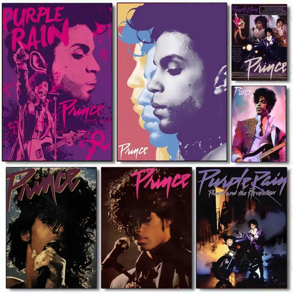 Póster moderno en lienzo con pintura de Prince R-Rogers N-Nelson, caligrafía, para decoración del hogar, sala de estar, dormitorio, arte de pared