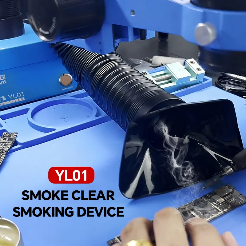 MAANT YL01 Welding Smoking Purification Fog-cutting Smoking Device 12V Mobile Phone Welding Repair Oil Fumes Exhaust Extractor