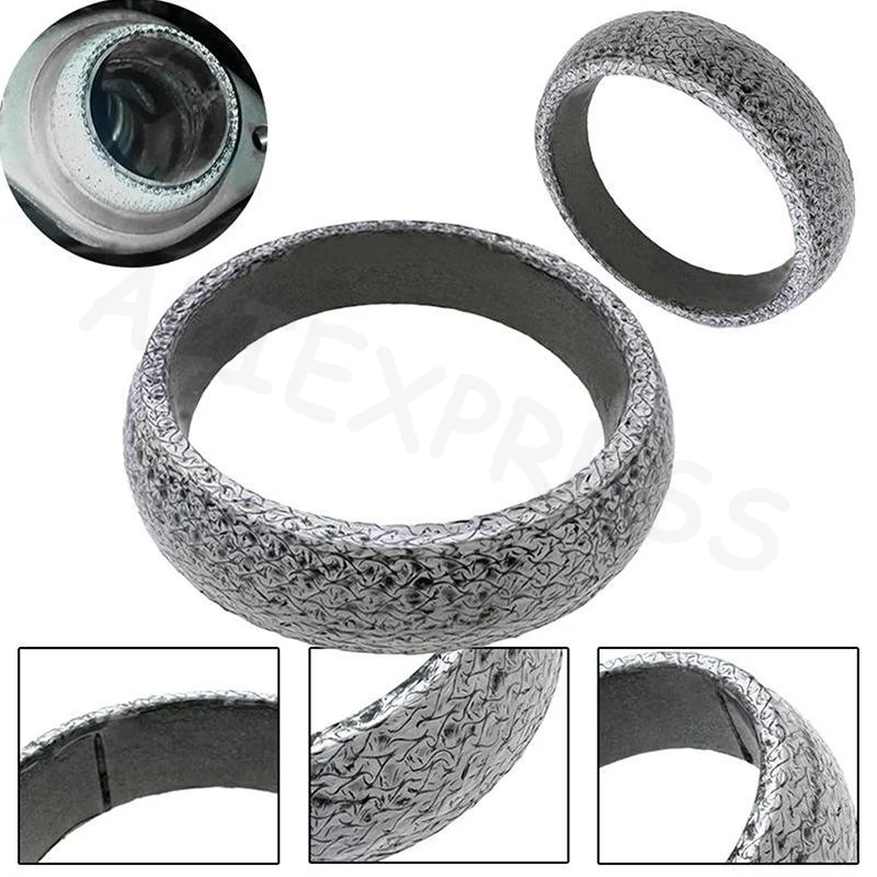 Universal Exhaust Donut Gasket Long Lasting High Temperature Seal Ring Muffler Replacement for Auto Repair Shop
