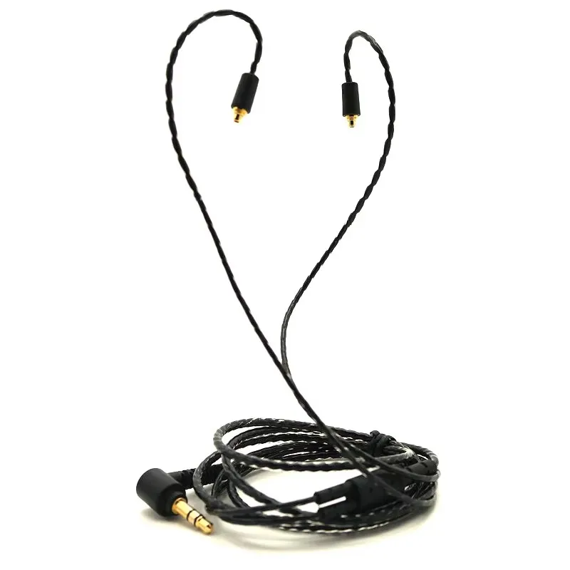 Atualizar cabo mmcx para shure se215 se315 se425 se535 se846 ue900 fone de ouvido bluetooth fio cabo de substituição destacável