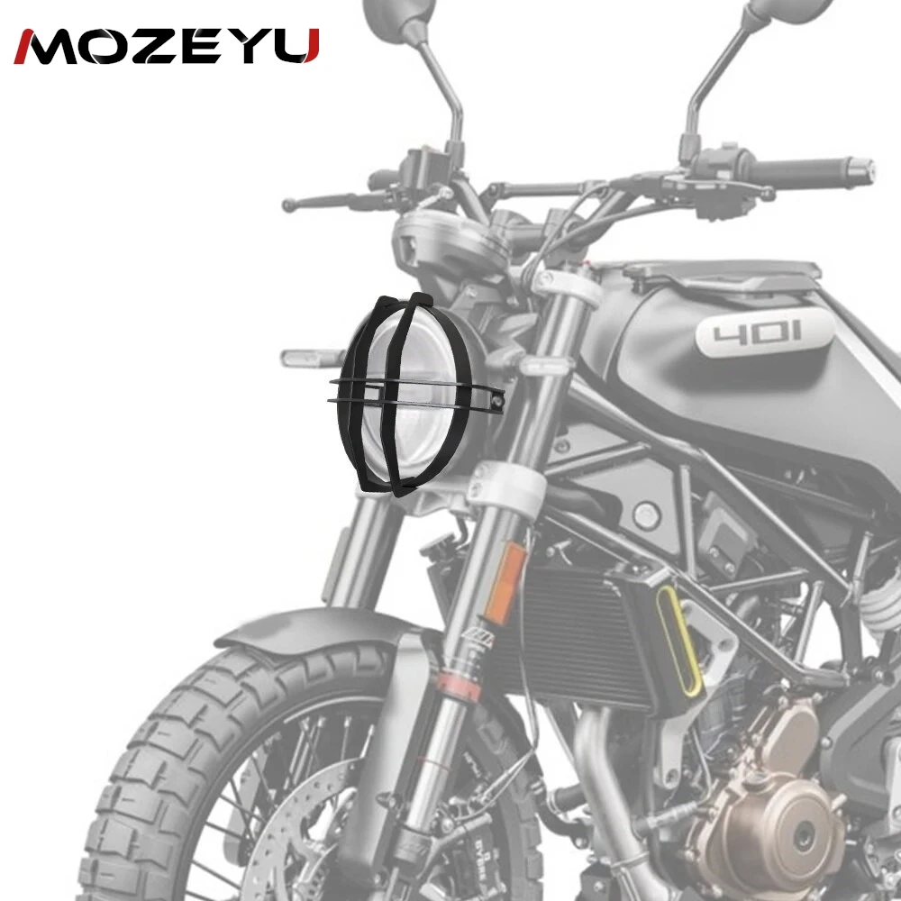 Защита фар 2025 для Husqvarna Svartpilen 401 250 2017 2018-2022 2023 2024, защита крышки гриля для головы мотоцикла