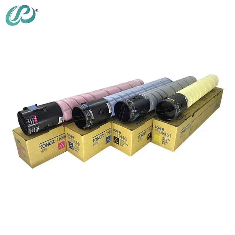 4pcs TN223 TN224 Copier Toner Cartridge BK480g for Konica Minolta Bizhub C226 C256 C266 C7222 C7226 Refill Toner Cartridge CMYK