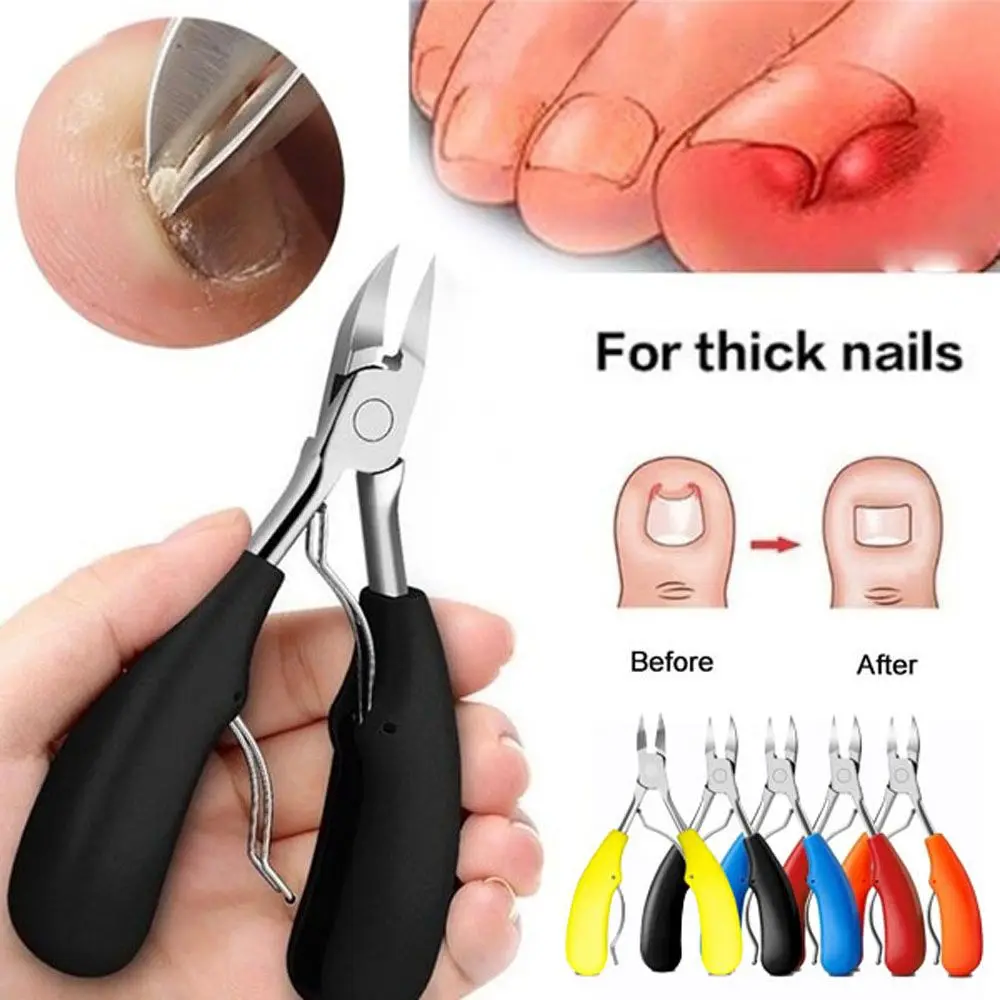

Nail Art Rubber Handle Edge Cutter Manicure Tool Trimmer Nail Clipper Scissor Nail Cuticle Nippers Nail Cutter Callus Shavers