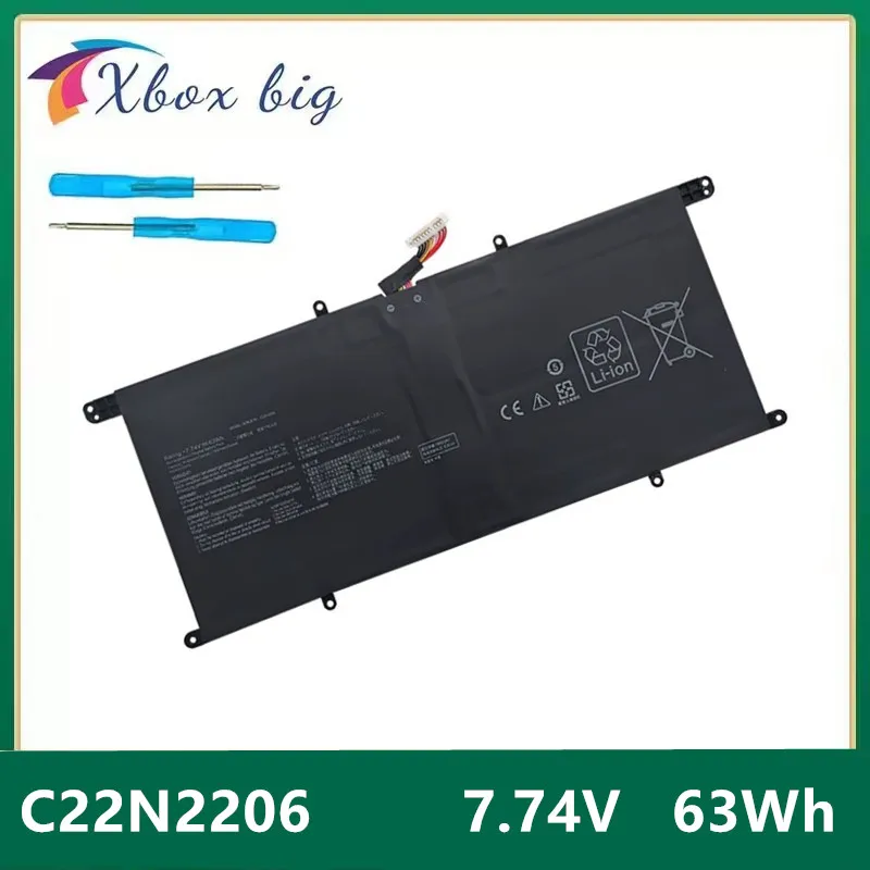 

Новый аккумулятор для ноутбука 7,74 В 63 Вт C22N2206 для Asus ZenBook S 13 UX5304MA UX5304VA серии 0B200-04320000