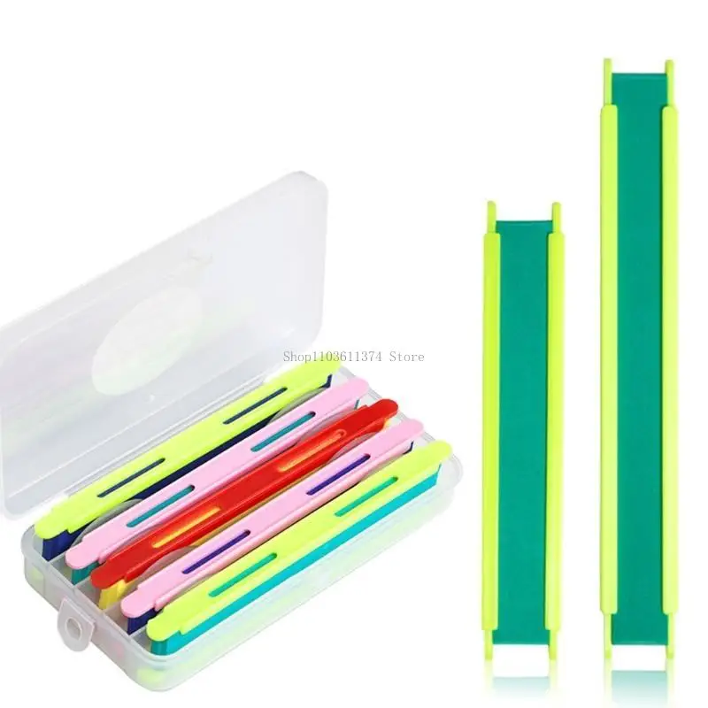 

5 Pcs Fish Winding Storage Boards Fishing Line String Coil Wrapped Wire Leader Winding Fishing Tackle Box Accessories