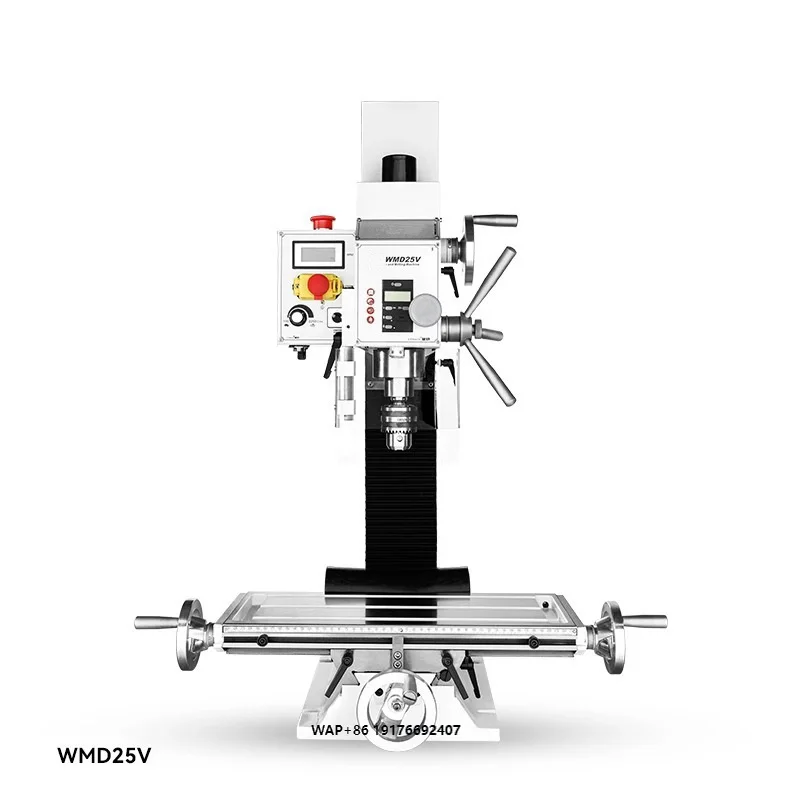Small Multifunctional Vertical Drilling and Milling Machine Light Duty Micro Tool for 220v Horizontal Type