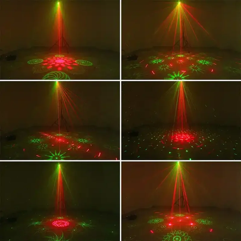 Imagem -03 - Caleidoscópio-magia Led Strobe Light Disco Effect Laser Light Full Sky Star Flash Bar de Luz Colorida Lavagem 4in 1