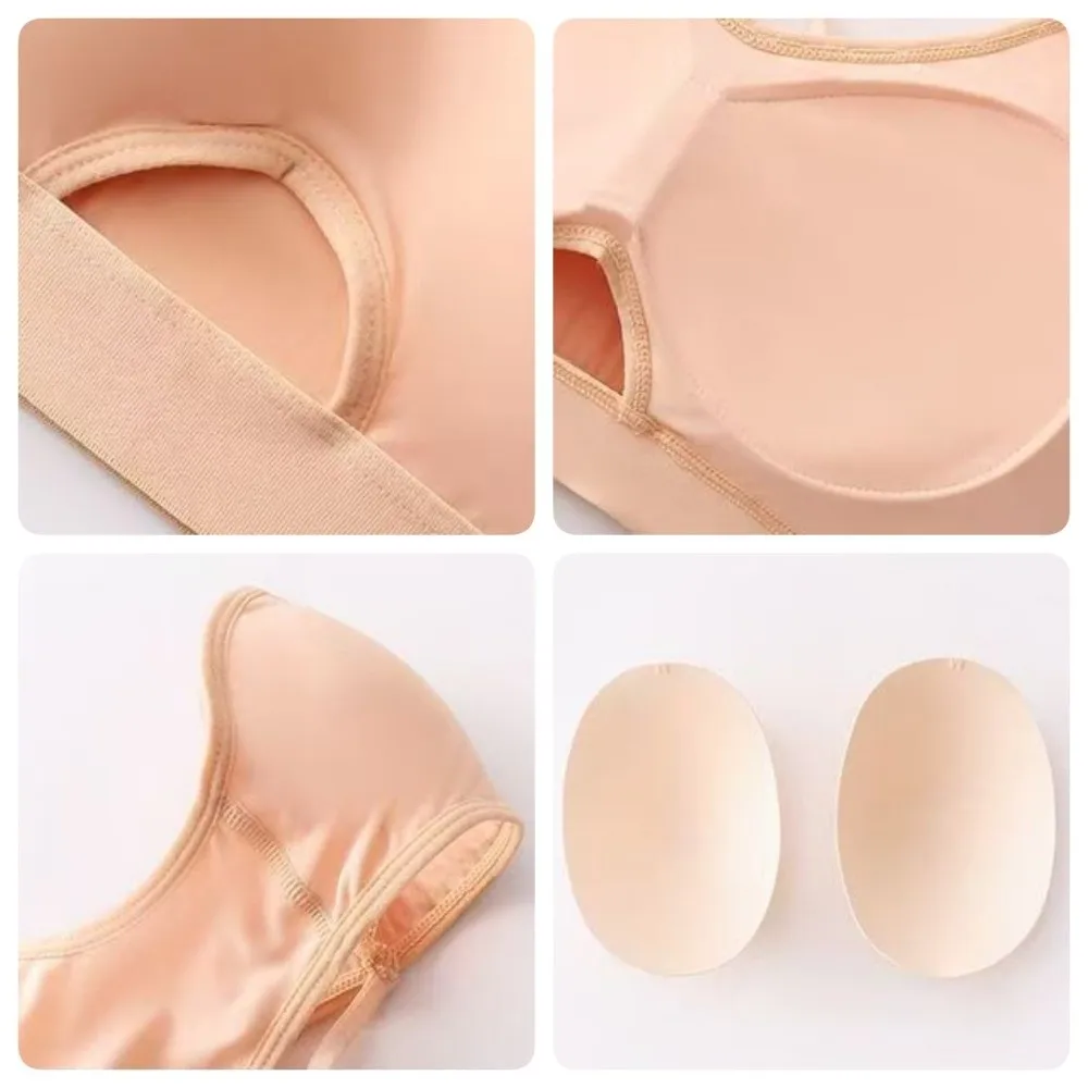 ملابس داخلية غير مرئية للكتف بزاوية قائمة، أشرطة متقاطعة على شكل حرف V عميقة، حمالة صدر، ملابس داخلية بدون خياطة، حمالة صدر لاسلكية لتشكيل الجسم