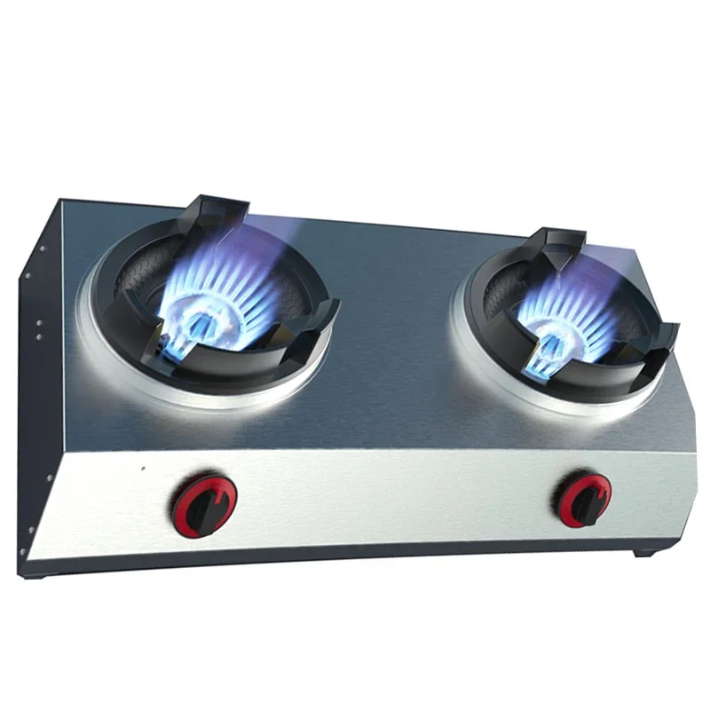 Medium And High Pressure Gas Stove Household High-Fire Power Double Stove Gas Liquefied Petroleum Gas Violent Fire Stove