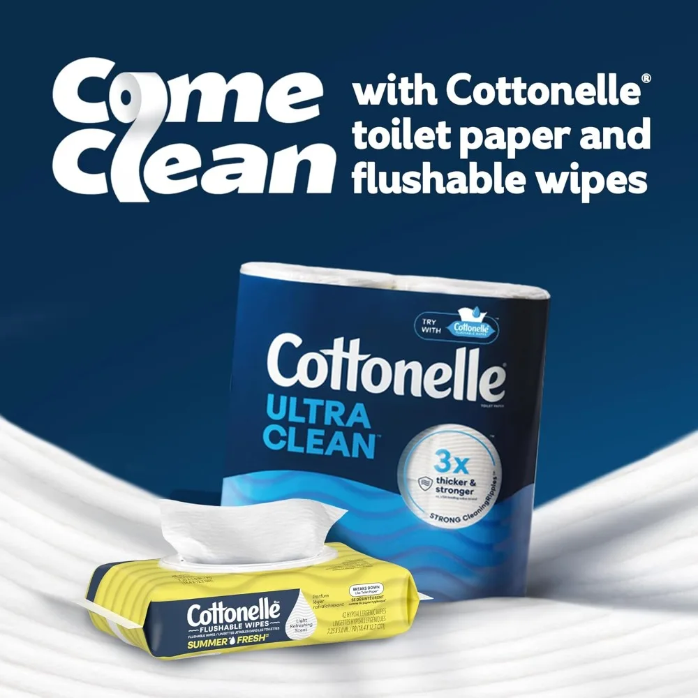 Summer Fresh Flushable Wipes 6