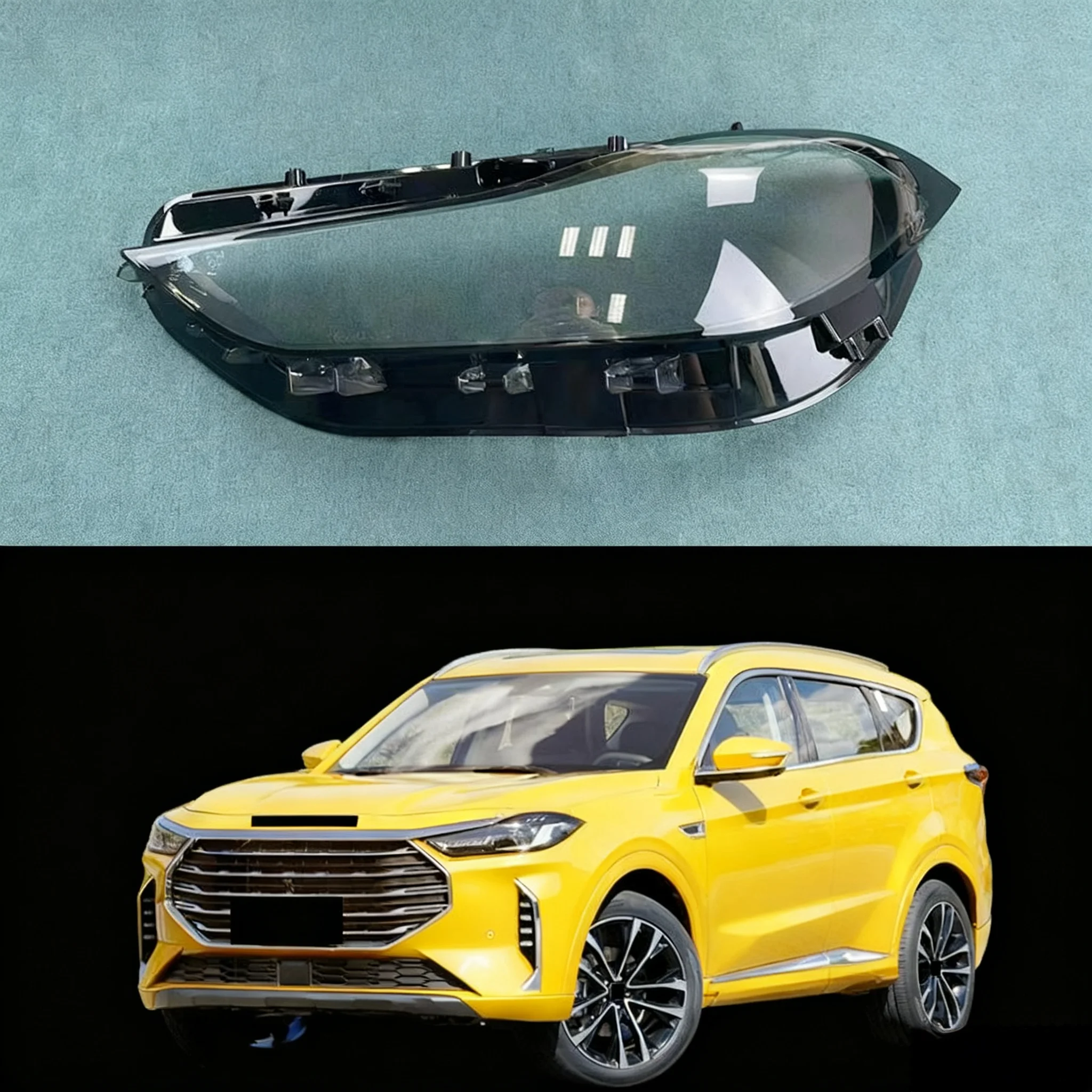 

For Chery Jetour X70 Plus 2021 2022 2023 Transparent Shade Mask Headlight Cover Lampshade Headlamp Shell Auto Replacement Parts