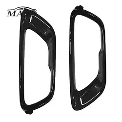 2pcs Car Front Bumper Fog Light Lamp Covers Frame Left+Right YL31TZZAA for Jeep Grand Cherokee 2018 2019 2020 2021