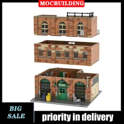 MOC City Street View Architecture Modular Pub Model Building Block Assembly Collection Series Toy Gifts