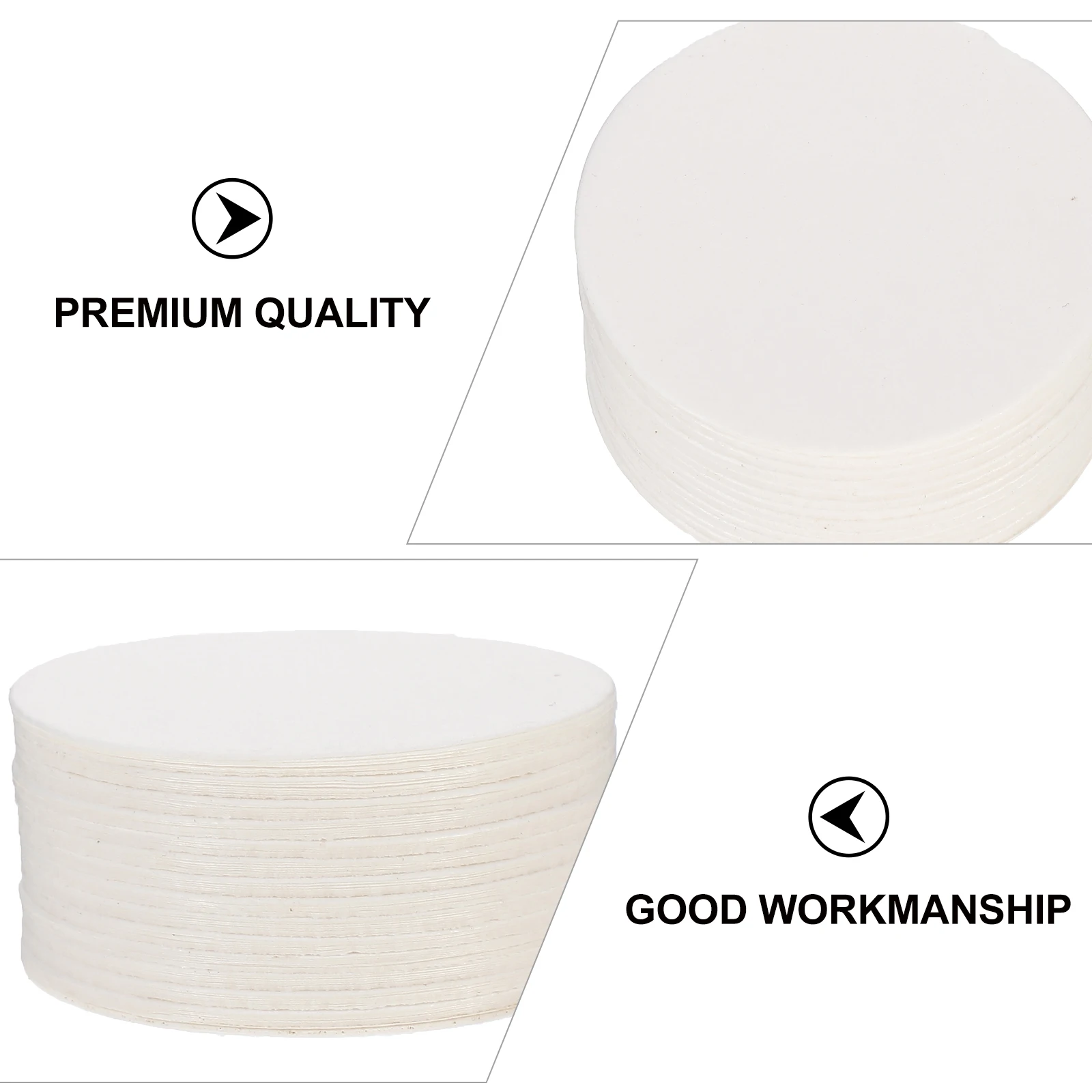 

2pcs 2 Packs Laboratory Filter Paper Qualitative Round Science Replacement Premium Industrial Discs Oil Test for School