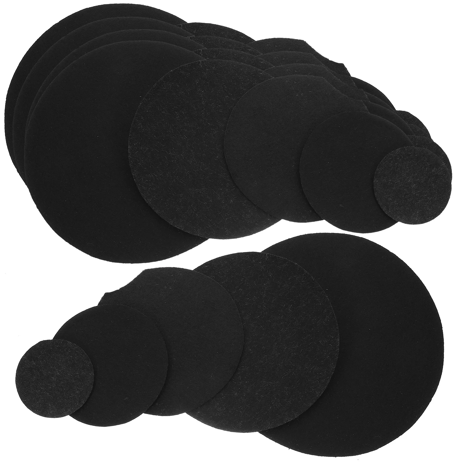 

100Pcs Flower Pot Bottom Pads Round Breathable Drainage Gasket for Plant Mat Bonsai Pot Base Cushion Non-Woven Fabric Planter