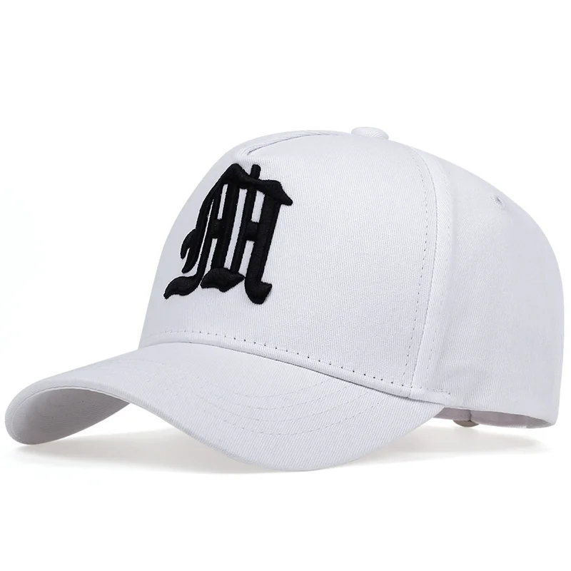 Mode Gothic Buchstabe M Stickerei Baseball Caps Frühling und Herbst Outdoor Einstellbare Casual Hüte Sonnenschutz Hut Sport Kappe – Detail 9