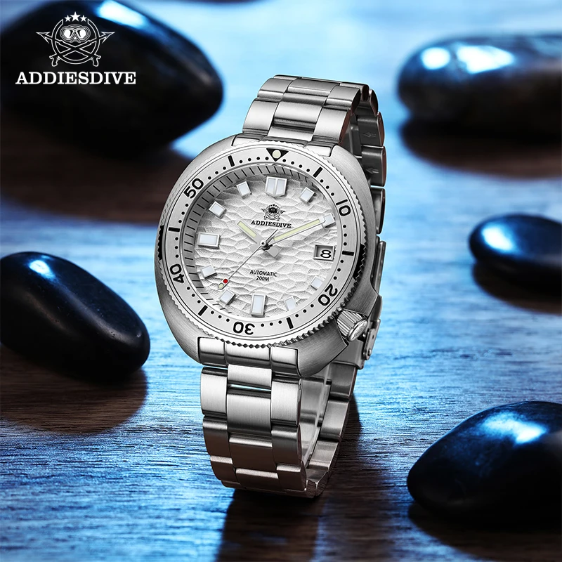 

ADDIESDIVE Men's Mechanical Watch Waterproof Sapphire Glass Super Luminous 316L Stainless Steel Wristwatch Automatic Men Watch