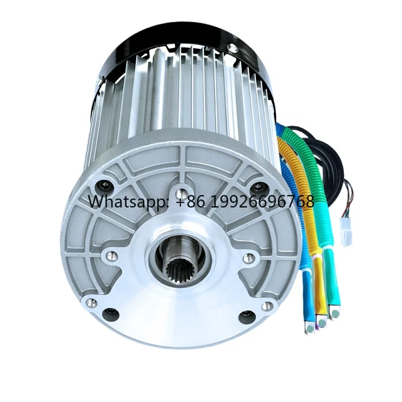 

High Speed 18 Tooth Convex Brushless DC Motor Kit 60V 1500W High Efficiency IP54 Low Noise Home Appliance Boat/Electric Vehicles