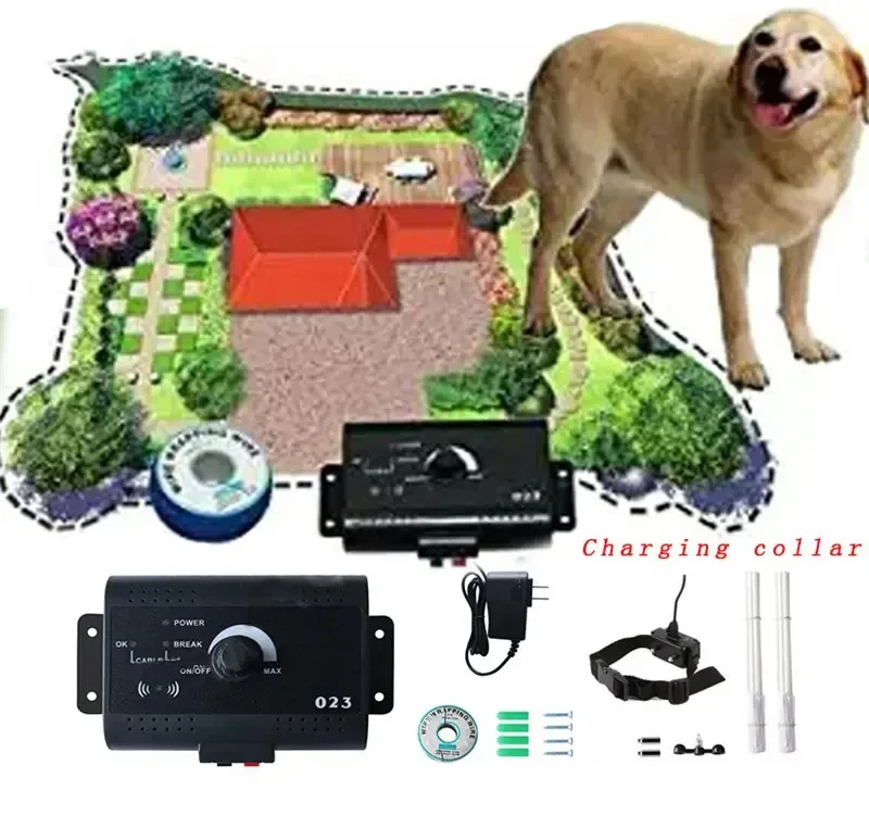 Stealth cordless electric dog playpen system outdoor dog training remote control beep dog electric shock collar electric playpen