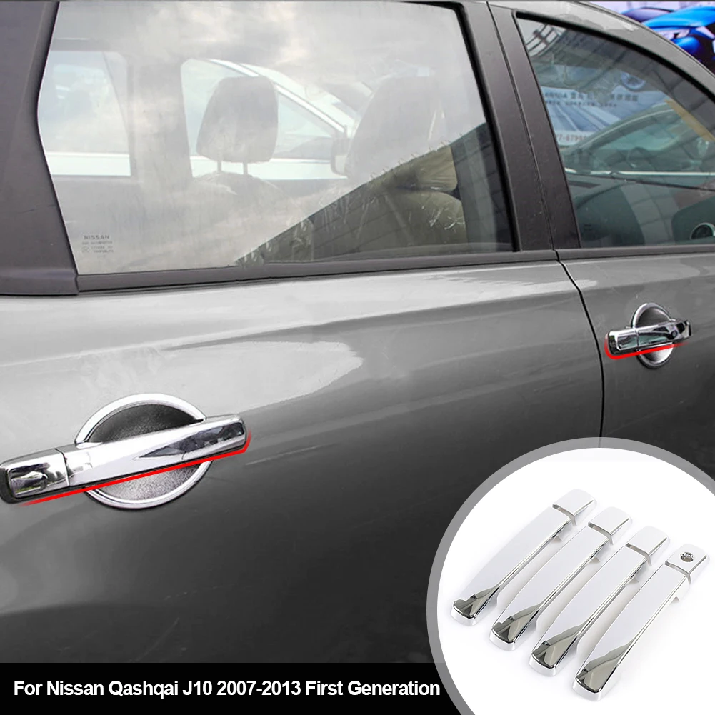 

Chrome Door Handle Bowl Trim Door Handle Cover Car styling for Nissan Qashqai J10 Sentra Altima Quest Maxima Frontier 200-2013