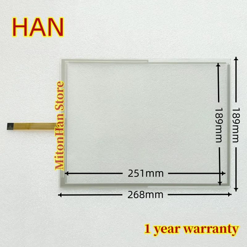 New For AMT98431 AMT 98431 1070.0447 Touch Panel Screen Glass Digitizer (100% test before shipment)