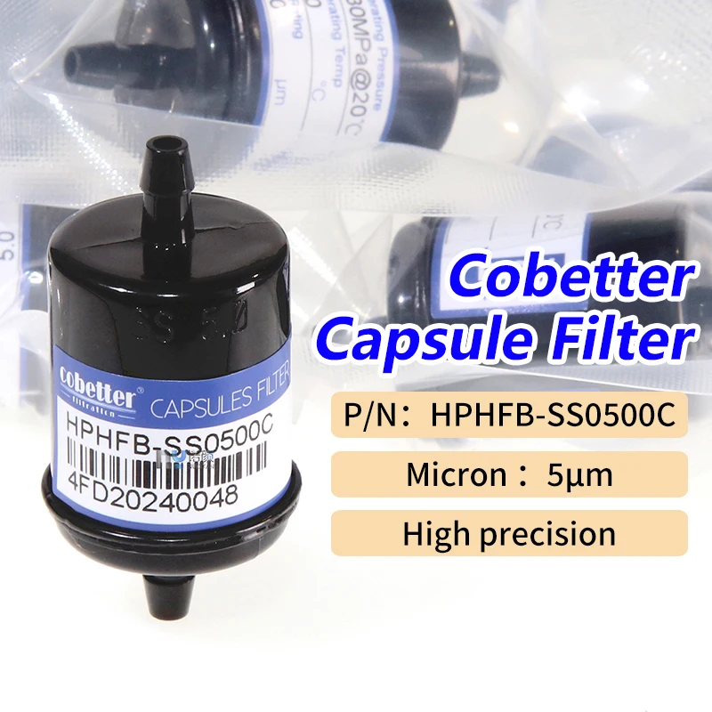 Original Flora Printer Cobetter Capsule Ink Filter HPHFB-SS0500C 5μm Cobetter two way Filter for For Zhongye Gongzheng Printer