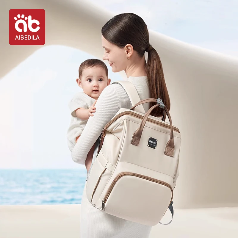 Mommy Bag Lightweight Multifunctional Large Diaper Bag Mom Backpack With Charge USB Nappy Pregnant Bag