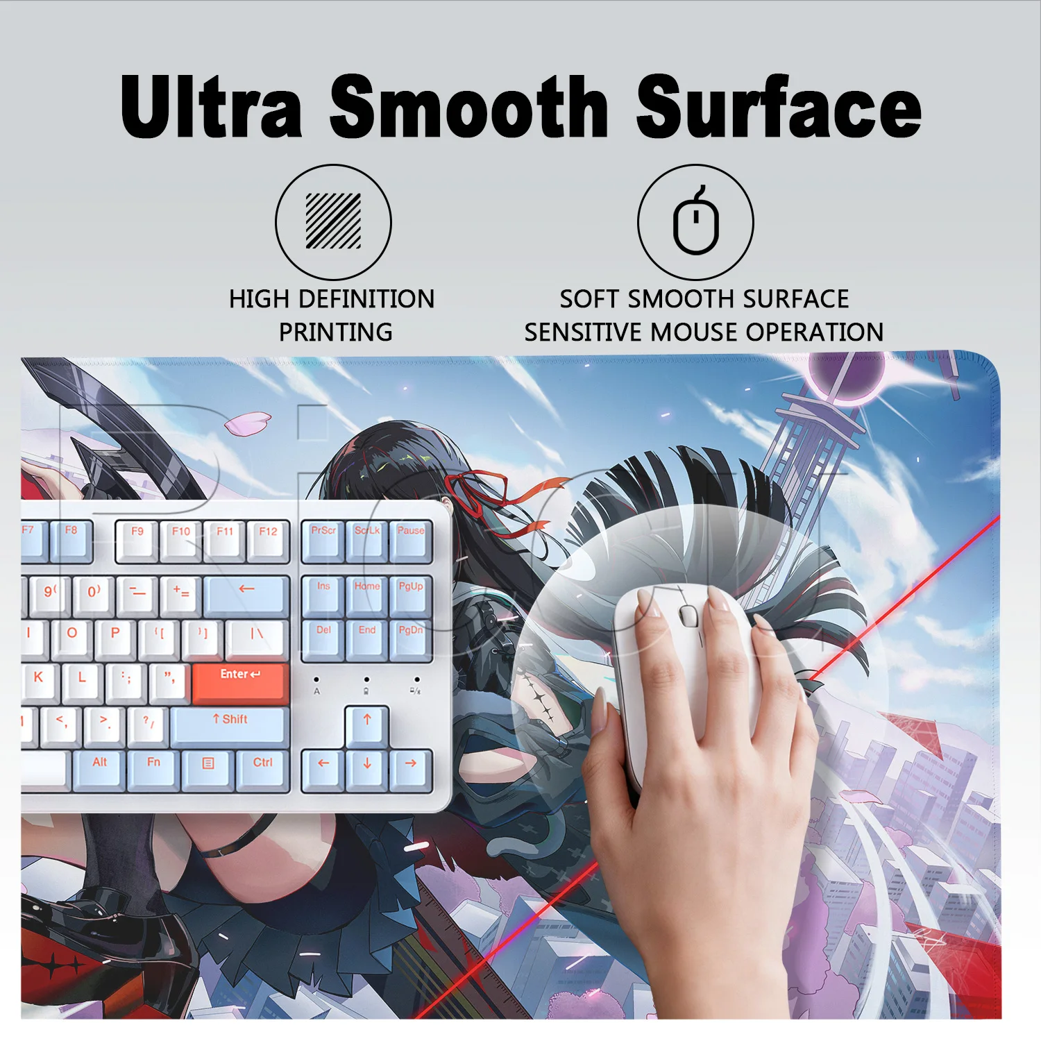 لوحة ماوس للألعاب Wuthering Wa - مراجعة Gaming Keyboard Typewriter وسعره