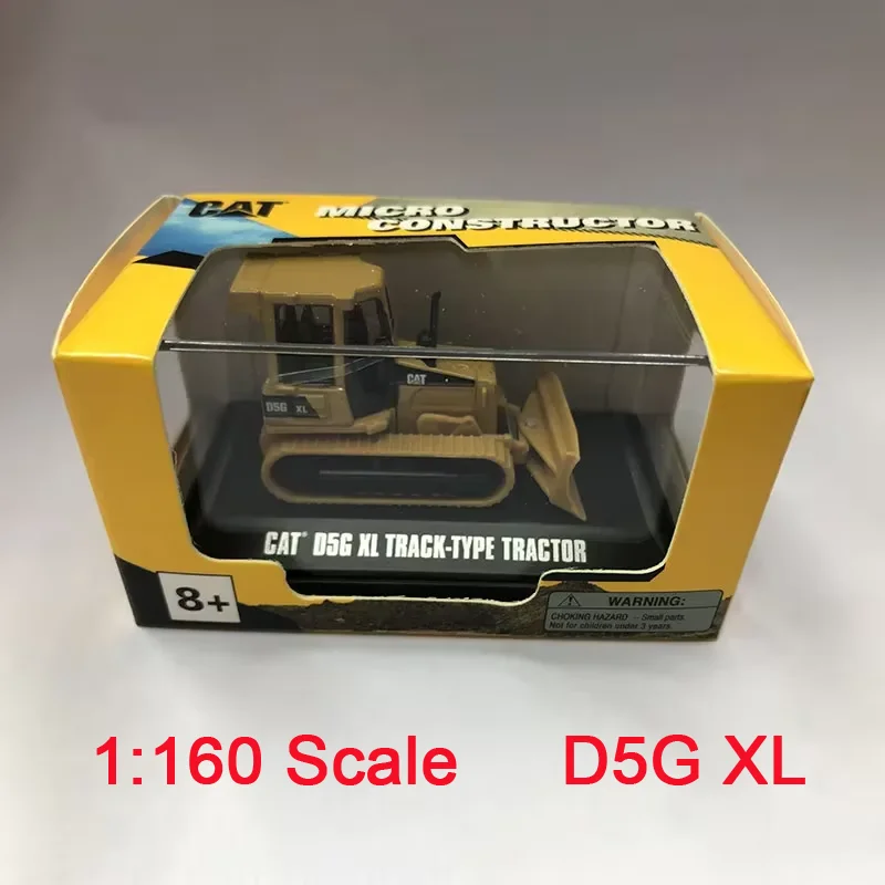 نموذج شاحنة بناء سبائك ، جرافة ورافعة شوكية ، عرض تذكارية ، DM Diecast 1:160 مقياس ، CAT D5G XL ، مجموعة 85971DB