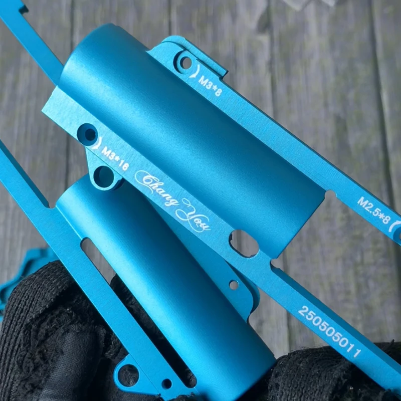 AK Oom CY GT7075 3.5 Versnellingsbak CNC Metalen Gel Bal Gel speelgoed pistool Versnellingsbak Shell Vervanging onderdeel