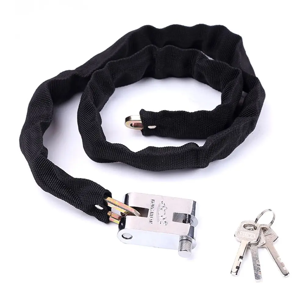 0.65M Metal Motorcycle Motorbike Heavy Duty Chain Lock Padlock Bicycle Scooter Locks Anti-theft Protection