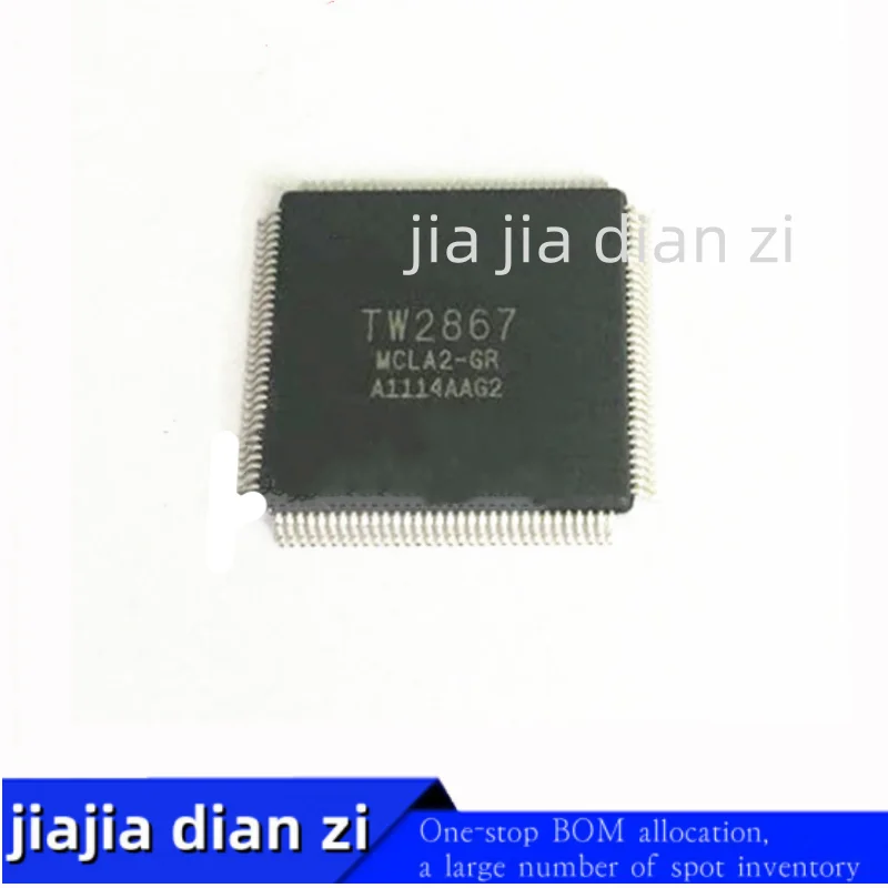 Chip IC em estoque, TW2867-MCLA2-GR, TW2867 QFP, 1Pc Lot