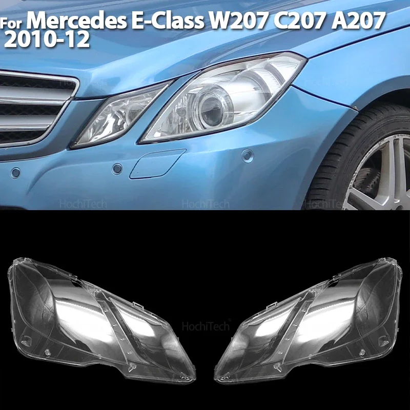 

For Mercedes-Benz E-Class W207 C207 A207 Coupe Convertible 2010-2012 Auto Replace Transparent Lights Shell Headlight Housing