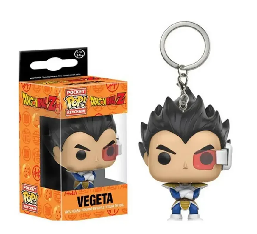 FUNKO POP Keychain Toy Dragons Ball Z Gohan 4th FORM FRIEZA Perfect Cell Master Roshi Keychains Action Collection Figure Toys - view 3