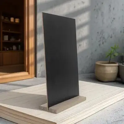 1 قطعة سبورة خشبية صغيرة مع قاعدة متعددة الاستخدامات على الوجهين السبورة لحفل الزفاف التخرج كشك الطعام مكتب الديكور #6