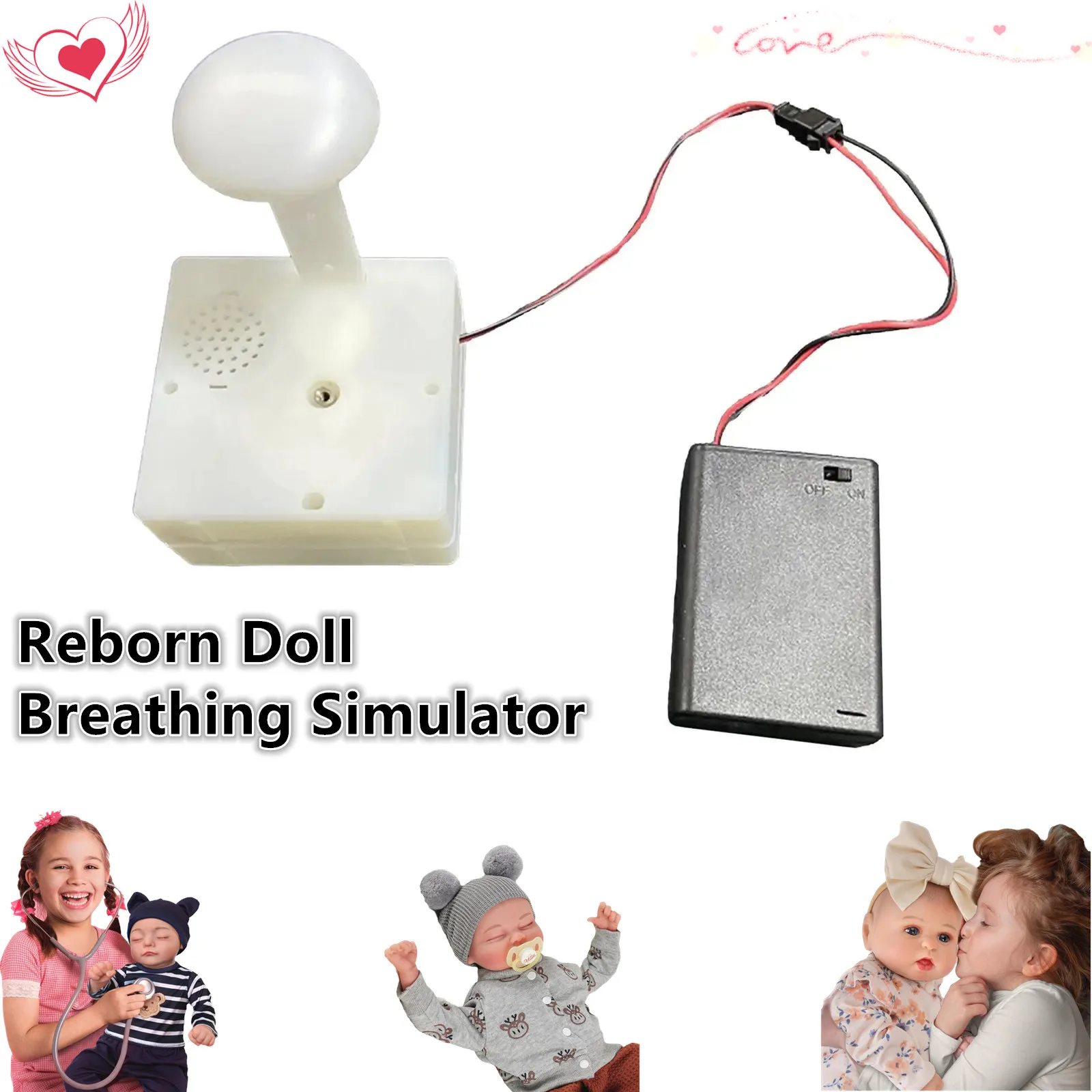 Reborn Doll Breathing Simulator For Reborn Baby Doll With Lifelike Sleeping Pulsing Device Gift For Breathing Stuffed Toy