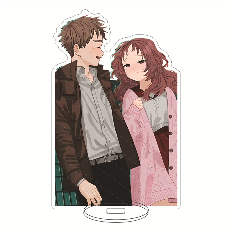 الفتاة التي أحبها ننسى نظاراتها أنيمي الاكريليك حامل الشكل Ai Mie Kaede كومورا حامل لوحة تأثيري الدعامة ديكور الرسوم المتحركة الهدايا #5