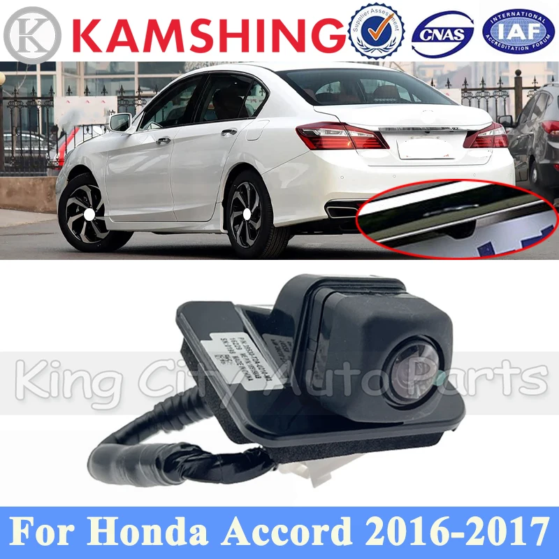 

CAPQX Rear Tail Camera Assembly For Honda Accord 2016-2017 Rear Reversing Camera Rear Tailgate Camera