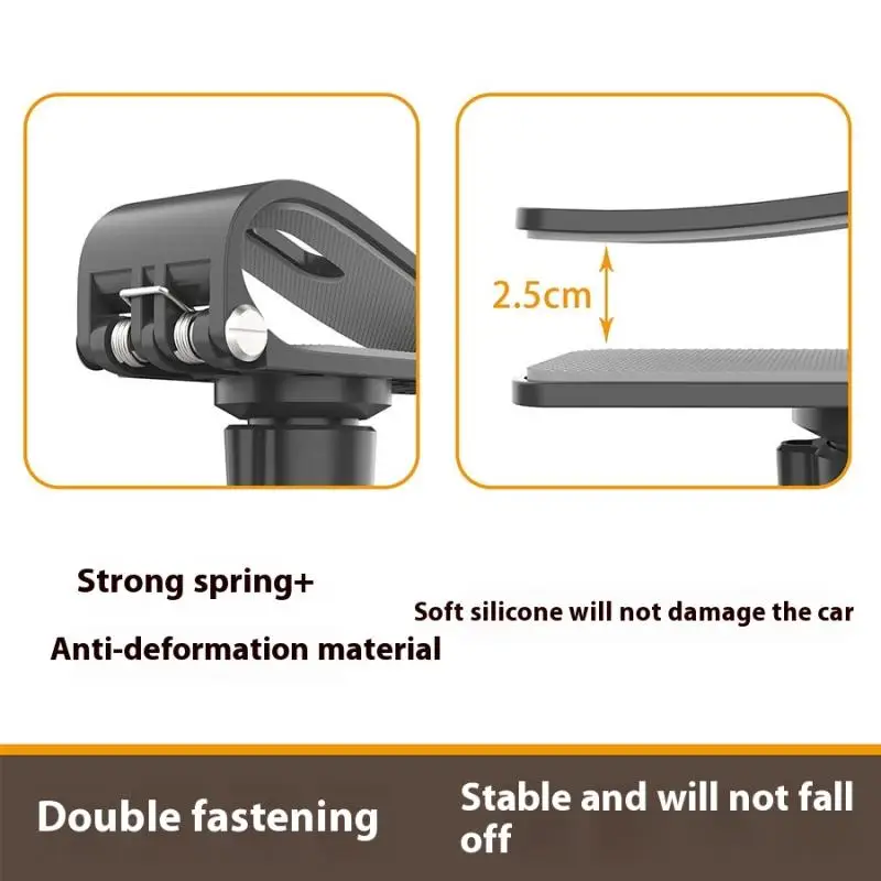 Car Sun Visor Action Camera Mount Bracket 1/4 Inch Adjustment Car Camera Mount For Insta360 Expansion Adapter Mount