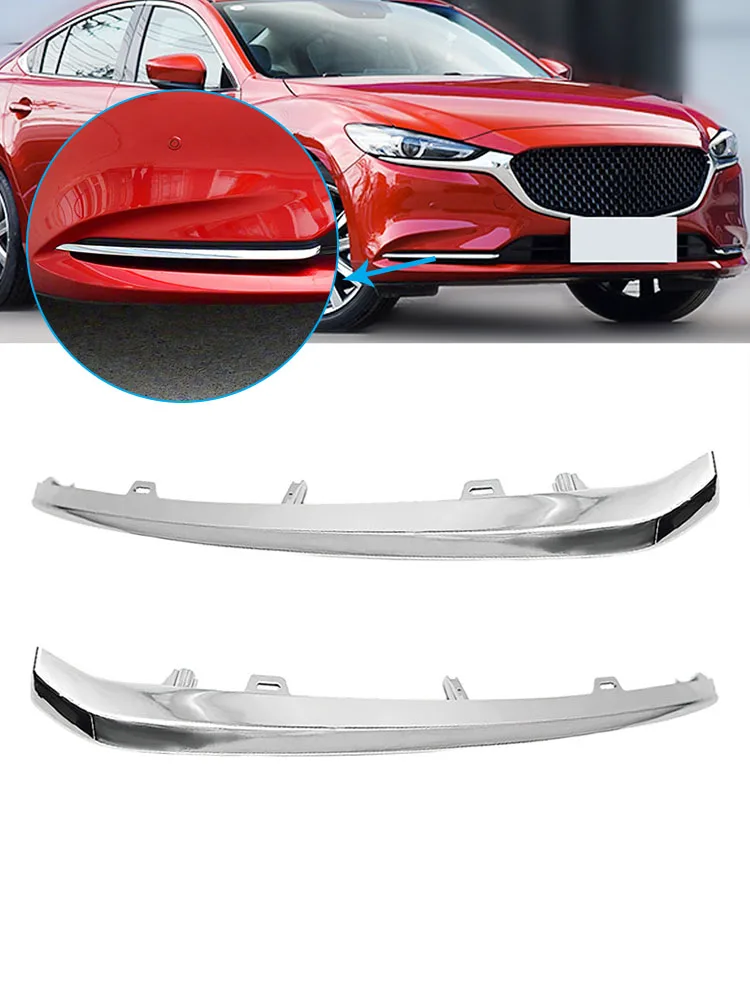 

For Mazda 6 2019 2020 2021 Bumper Grille Bracket Bright Front Bumper Strip