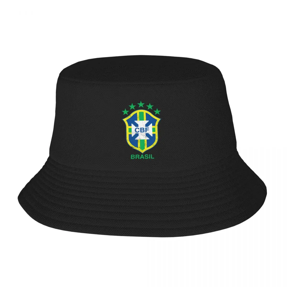 Brasil Soccer Flag Team Brazil Support Gift Bucket Hat Visor black hiking hat Women's Golf Clothing Men's