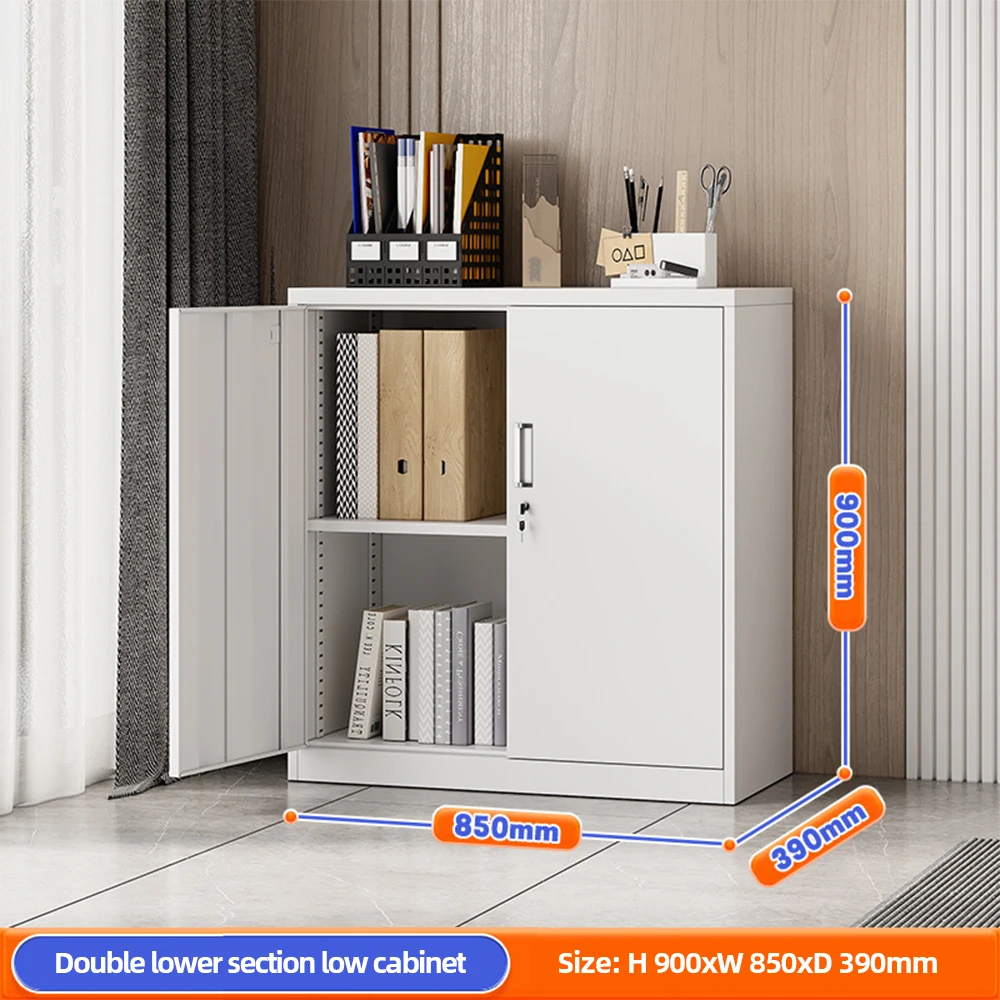 Youbao Batch Replacement Steel Lockable File Cabinet Office Double Door Small Vertical Steel File