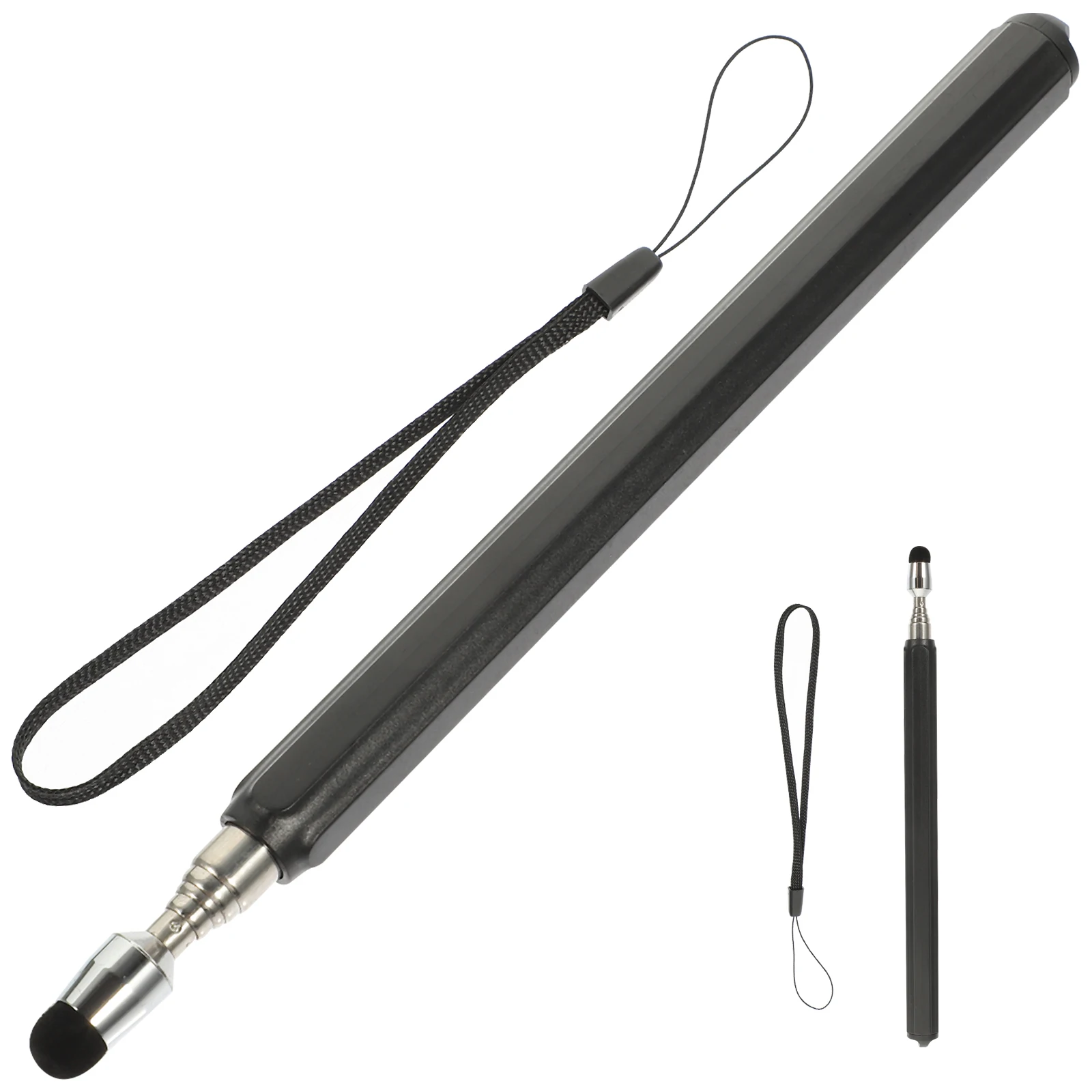 

Retractable Whiteboard Pointer For Teachers Stainless Steel Scalable Pointing Stick Non-Skid Handle Long-Lasting